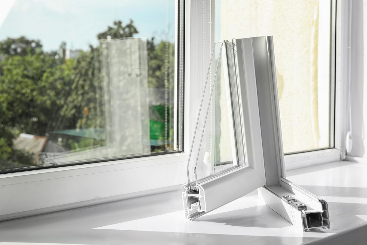 Low-E double-pane windows